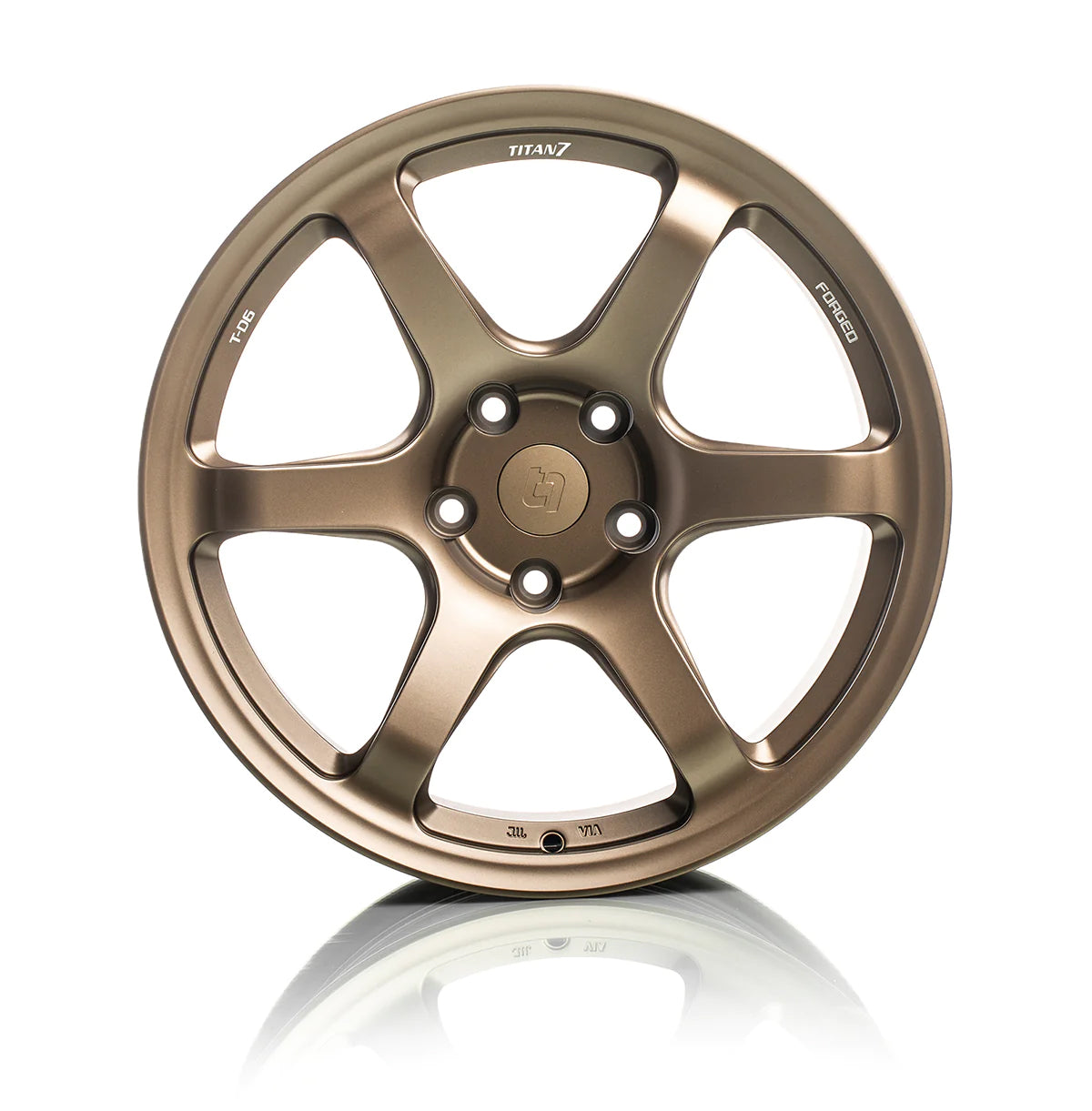 TITAN 7 FORGED ALUMINUM WHEEL T-D6e 18x10.5 ET25 64.1 TECHNA BRONZE