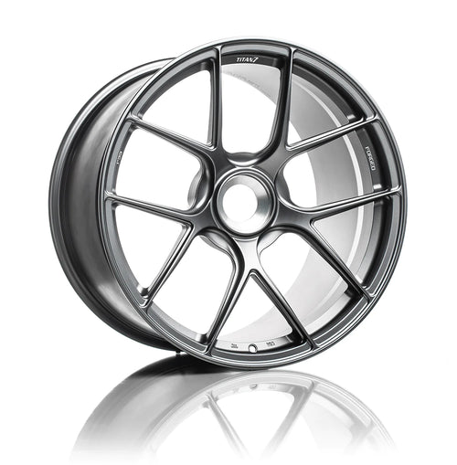 TITAN 7 FORGED ALUMINUM WHEEL T-S5 20x9 ET52 CL SATIN TITANIUM